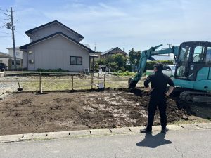 いよいよ着工👷‍♂️お施主様と一緒に現場チェック🏠