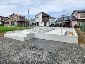 基礎工事🏠完了！