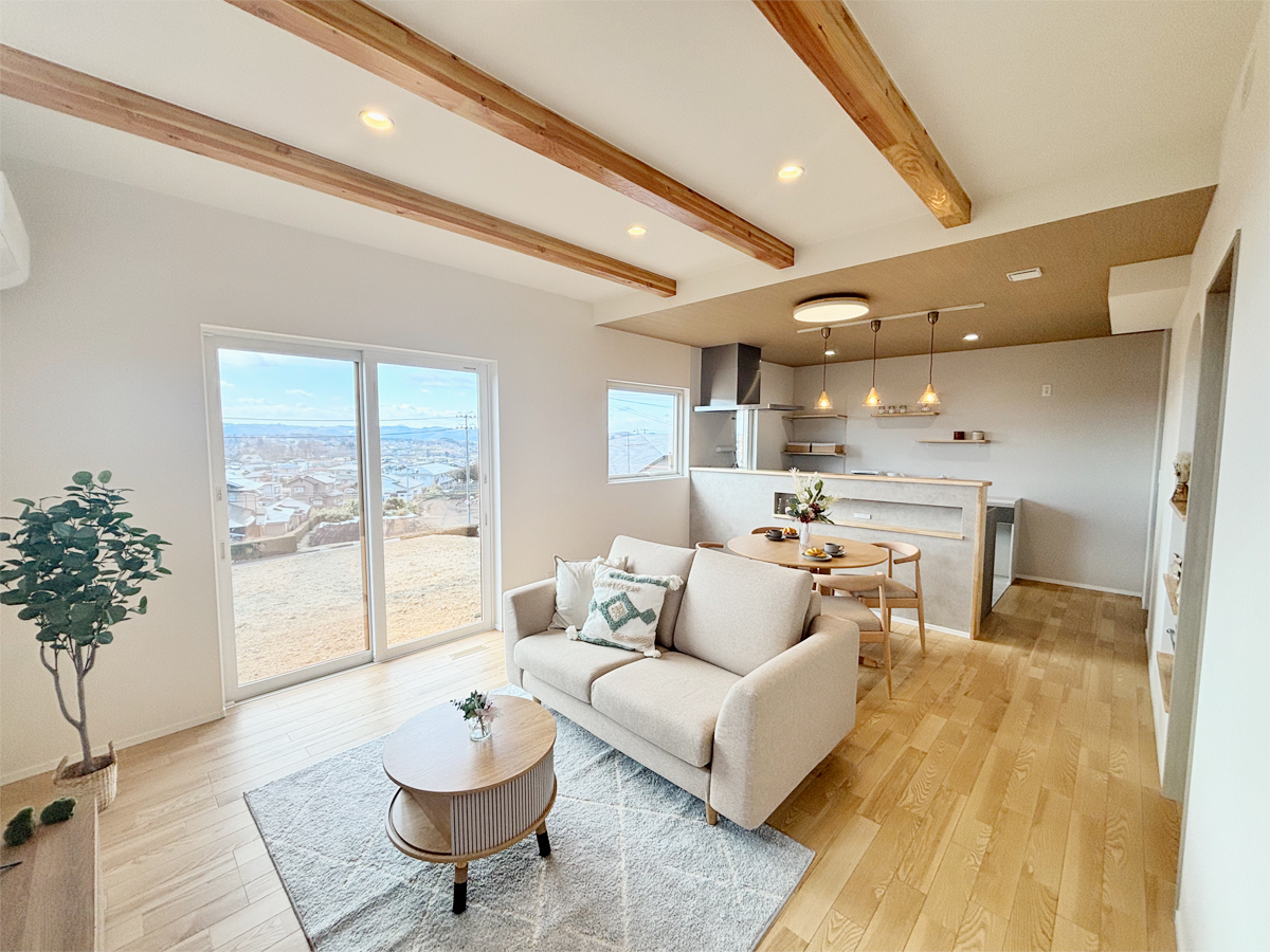 空までインテリアになるリビング