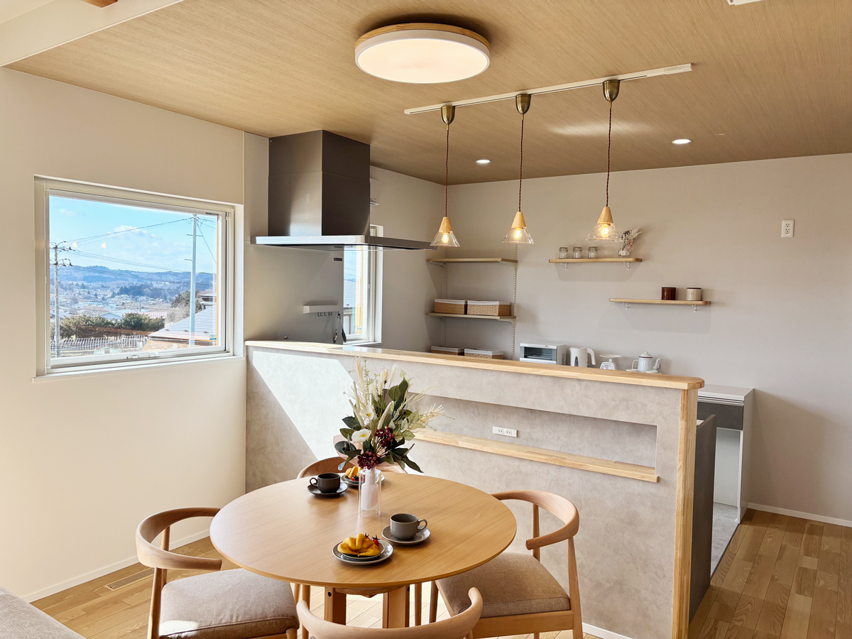 一直線の家事ラク動線