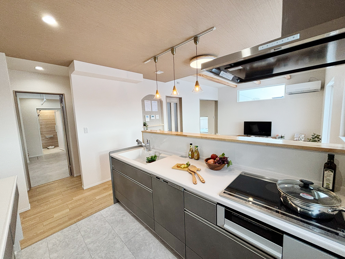 一直線の家事ラク動線