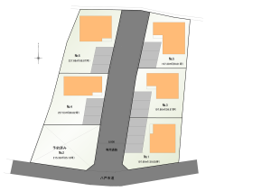 【新着売地情報】八戸市新井田の分譲地|新井田小学校区・全6区画・約59〜68坪