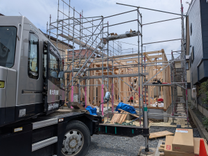 八戸市江陽｜現場は順調に進行中です！🏠